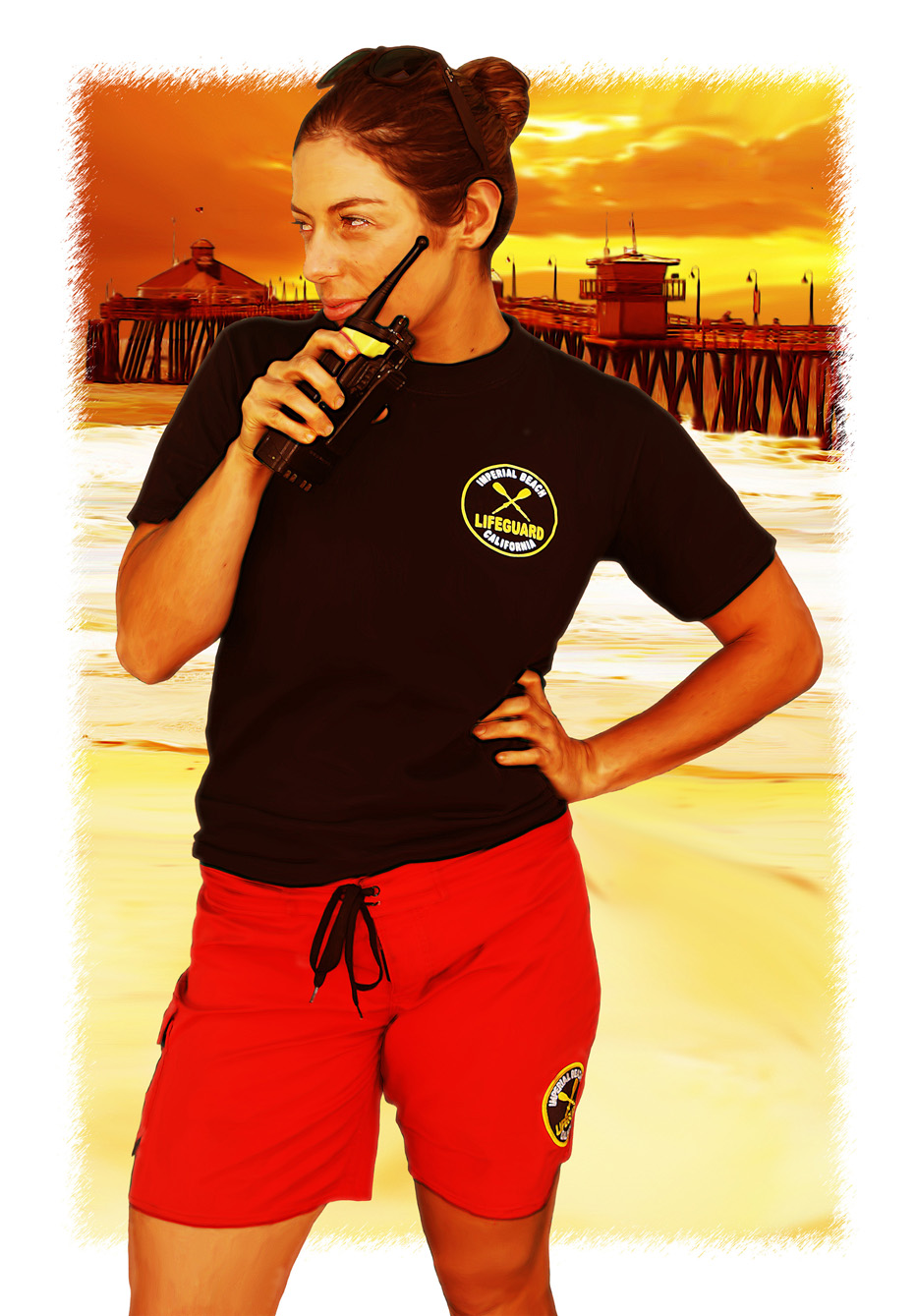 IB Lifeguard Stylized Portrait