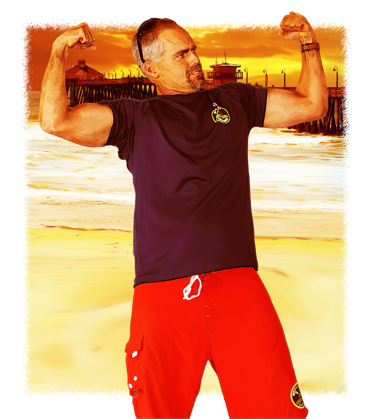 IB Lifeguard Stylized Portrait